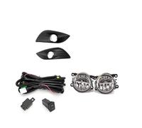 WSUMKH Front Fog Lights For For Focus 2 MK2 2009 2010 2011 Fog Lights LED Headlight Lamp Cover Grille Chrome Bezel Harness Switch Kit Fog Lamp Assembly