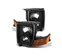 WSUMKH Head Lamp 1 Pair 2X Headlight Head Light For Jeep For Commander 2006 2007 2008 2009 2010 Without Lamp Headlights