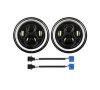 WSUMKH Head Lamp 7 Inch LED For Jeep For Wrangler JK TJ Headlights 60W High Low Beam LED H4 Angel Eye DRL Amber Turn Signal Headlights