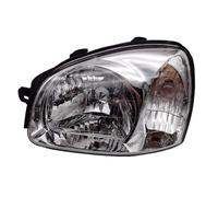 WSUMKH Head Lamp For Hyundai For Santa For Fe 2003 2004 2005 2006 Car Front Headlight Turn Signal Stop Signal Fog Lamp HY2503134 Car Accessories Headlights(Left)