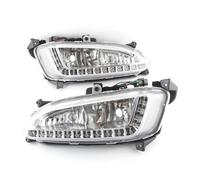 WSUMKH Head Lamp For Hyundai For Santa For Fe IX45 2013 2014 2015 1 Pair 12V Fog Lamp DRL LED Daytime Running Light Waterproof Car Headlight Assembly Headlights