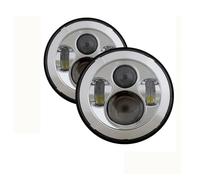 WSUMKH Head Lamp For Mazda For Miata For MX-5 For MX5 1990 1991 1992 1993 1994 1995 1996 1997 Car 7Inch Led Headlight Round Angel Eyes Halo Front DRL Lights Headlights(No Halo Chrome)