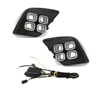 WSUMKH Head Lamp For Toyota For Hilux For Revo 2015 2016 Fog Light Auto LED Daytime Running Light Car Driving Bumper With Yellow Turn Signal Headlights