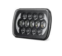 WSUMKH Head Lamp For Toyota For Pickup For MR2 For Celica For Supra H6014 H6052 H6054 Car Accessories 5X7 7X6 Inch Rectangular Sealed Beam LED Headlight With DRL Headlights(1pc 7X6 Headlight A)