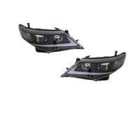 WSUMKH Headlight 1Pair Of LED Car Headlight Assembly Front Head Lamp DRL Turning Signal Headlights Plug And Play For Toyota For Camry 2012 2013 2014 Headlights(Middle East Black R)