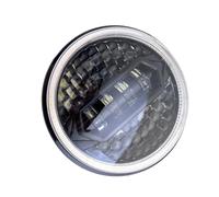 WSUMKH Headlight 7 Inch LED Headlight H4 DRL Round Angel Eye Yellow & White Turn Signal For VW For Beetle Classic Headlights