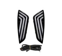 WSUMKH Headlight Car LED DRL Daytime Running Lights Start-Up Animation Front Bumper Driving Lamps White Yellow Accessories For Toyota For Sienna 2021 Headlights