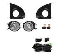 WSUMKH Headlight Driving Light Fog Lamp Car Front Bumper DRL Wires Switch Harness Auto Parts For Toyota AXIO 2013 2014 2015 Headlights(LED WHITE)