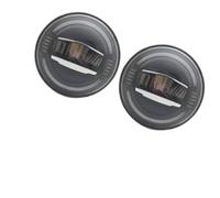 WSUMKH Headlight LED HeadLight Bulbs 7inch Round Motorcycle HeadLamp Blue DRL Angle Eyes Turn Signal For Suzuki Samurai Jimmy Bandit 600 Anno 2004 Headlights