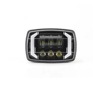 WSUMKH Motorcycle Headlight Head Lamp 1Piece 4" Square LED Headlamp For Motorcycle Refitting Angel Eye Cart Car Work Lamp Light Assembly Waterproof