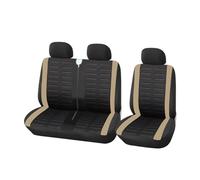 WSUMKH Seat Covers 1+2 Red Seat Covers Car Cover For Transporter For Master 3 For Jumpy From 2008-2016 For 2004 For Master2(BEIGE)