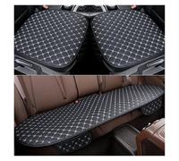 WSUMKH Seat Covers Car Seat Covers Set PU Leather Protector Interior Auto Seats Cushion Mats Chair Carpet Pads(White 1 set)