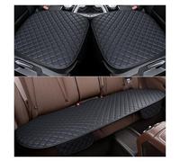 WSUMKH Seat Covers Car Seat Covers Set PU Leather Protector Interior Auto Seats Cushion Mats Chair Carpet Pads(Black 1 set)