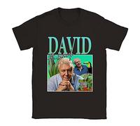 WSVSW David Attenborough T Shirt Sir David Attenborough National Treasure Blue Planet 90s Vintage Unisex
