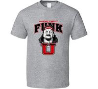 WSVSW Hardcore Students Terry Funk Living Legends Wrestler Fan T Shirt Grey