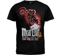 WSVSW Steal SHOUCHI Meat Loaf Mens Heaven Can't Wait T-Shirt Black