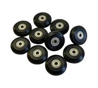 Wswqop 10 Replacement Wheels for Pilates Reformer, Pilates Bed Accessories with PU Bearings, Easy Assembly, Suitable for, 10PCS