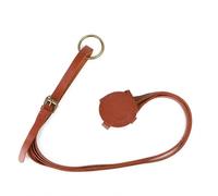 Wswqop Adjustable Hanging Basket Featuring Tough PU Leather Polished Copper Artistic Handmade Pattern Flexible Mounting Capability Suitable for Closet Arrangement Event Decoration, Brown
