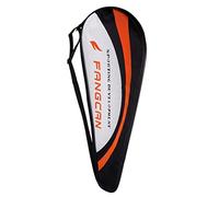 Wswqop Badminton Racket Bag, Carrying Bag, Equipment Bag, Cover. Material: Polyester. Lightweight And Comfortable for Parents And Recrea, Sliver Black
