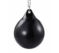 Wswqop Boxing Sandbag Water Punching Bag Heavy Training Bag Speed Bag Adjustable Water Load PVC Shell Impact Absorption Real Opponent Feel suitable for fighters accuracy, Black, 380 490mm
