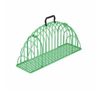 Wswqop Cat Grooming Cage Carrier with Iron Wire Frame Double Door Access Scratch Resistant Design Portable Handle suitable for pet bathing veterinarian visits travel, Green, Xxl