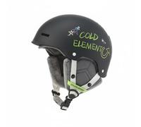 Wswqop Children Ski Sports Headgear High Strength Impact Mitigation Thermal Earpads Modern suitable for icy weather recreational activities, Black Green Graffiti