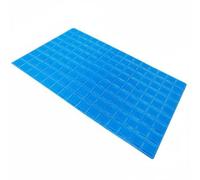 Wswqop Cooling Gel Pillow Flexible Gel Pad Embossed Surface Polyurethane Design Suitable for Adults Home Office Rest, 56.5 36.5cm