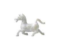 Wswqop Decorative Horse Statue Resin Sculpture Figurine Ornament With Smooth Finish And Refined Contemporary Style Suitable for living room shelf display, Large