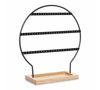 Wswqop Earring Display Stand For Multiple Earring Pairs With Rust Resistant And Elegant Look Suitable For Store Markets Shelf Organization, Black