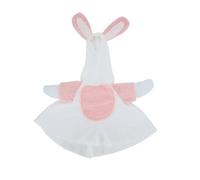 Wswqop Easter Bunny Costume Goose Statue Outfit Accessory Hare Piece Polyester Material brightens spring scenes with whimsical hare ears suitable for family, White