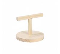 Wswqop Electronic Avian Weight With Comfortable Wooden Perch Measuring Multi-Function Design Suitable for Responsible Ownership Health Observation, Wooden T Stand