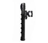 Wswqop Fishing Rod Holder Tube Mount Rack With Adjustable Rotating Head Rubber Cap Impact Resistant Resin Stable Mounting suitable for bikes city rides river or lake fishing