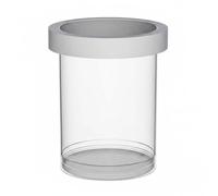 Wswqop Fry Container Breeding Box Nursery Chamber Separation Tank Hatchery With Fine Mesh Bottom Secure Fry Refuge Stable Float Without Suction Cups Suitable, White, M A