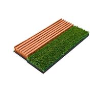 Wswqop Golf Hitting Mat Turf Pad Non Slip Practice Surface Portable Artificial Grass Material Suitable for Indoor Men, Style A