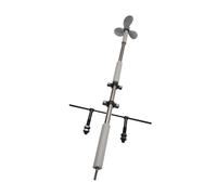 Wswqop Hand Boat Propeller with Metal Iron Construction Hand-Operated Propeller Electric-Powered Tool Ergonomic Handle Easy Assembly for, 1M