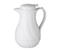 Wswqop Insulated Coffee Carafe Lightweight Coffee Server with Handle Space-Saving Thermal Server with Ergonomic Handle for Office, Hotel, Breakfast Service, 64OZ