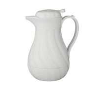 Wswqop Insulated Coffee Carafe Lightweight Coffee Server with Handle Space-Saving Thermal Server with Ergonomic Handle for Office, Hotel, Breakfast Service, 20OZ