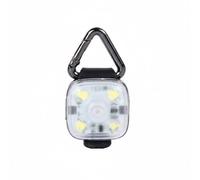 Wswqop Light Pendant LED Tag Dog Beacon Marker Material with Gentle Yet Bright Output and Three Settings USB Recharge for Daily Walks Suitable for Pets Harnesses Dark Roads Paths, White