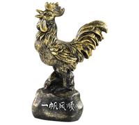 Wswqop Lucky Figurine, Resin Table Decoration, Versatile, Realistic Texture, 9.7 X 5.1 X 15 Cm, Animal Sculpture, Golden
