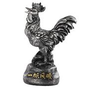 Wswqop Lucky Figurine, Resin Table Decoration, Versatile, Realistic Texture, 9.7 X 5.1 X 15 Cm, Animal Sculpture, Black