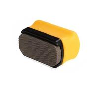 Wswqop Mini Denibbing File Adjustable Double Sided Paint Tool Precision Tangsteel Compact Design Suitable for Drawing Boards and Practical Car Accessories, Yellow