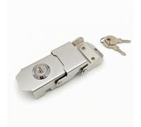 Wswqop Motorcycle Luggage Box Latch Trunk Lock Storage Case Lock Stainless Steel Build Keeps Lids Secure During Rides Suitable for Commuting Long Distance Riding delivery Work, H628-A Box Lid Lock