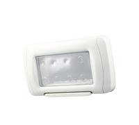 Wswqop Power Outlet Cover, Waterproof Plate, Heavy Duty Replacement, Weatherproof, Use, Italian Waterproof Box, 4 Gang