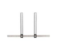 Wswqop Stainless Steel Caliper Precision Measuring Tool with Polypropylene Design for Defining Facial Features Suitable for, Black