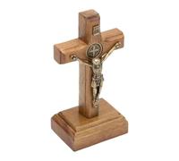 Wswqop Statue of Jesus Crucified, Gift, Centerpiece, Cross