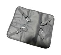 Wswqop Surfboard Storage Pouch Paddleboard Deck Bag Cargo Net Organizer with Zipper and Breathable PVC Mesh Reliable Tie Down with Carabiners Suitable for, Bag W 4 Carabiners