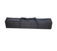 Wswqop Tent Pole Carrying Bag, Foldable Transport Bag, Organizer, Oxford, Trekking Poles, Container with Handle, Dustproof for Outdoor Events, Black, 110cmx20cmx20cm