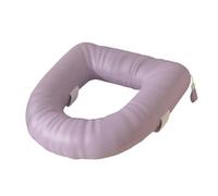 Wswqop Toilet Seat Cover, Soft Washable Toilet Seat Cushion, Raised Universal Seat Pad, Practical Waterproof for Seniors' Bathrooms, Purple