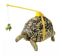 Wswqop Turtle Leash Harness Walking Gear Exercise With Extendable Rod Suede Strap And Dangling Lure For Easy Handling Suitable for outdoor walks training garden paths, color to 2