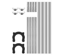 Wswqop Undermount Sink Bracket Sink Legs Anti Slip Easy Install Sturdy Support Repair System for Countertop Home Washbasin, 59 cm to 69 cm